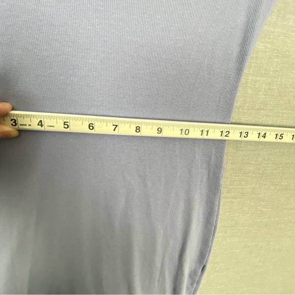 Zara Form Fit Mini Dress with Polo Collar Size Medium Purple - Picture 5 of 10